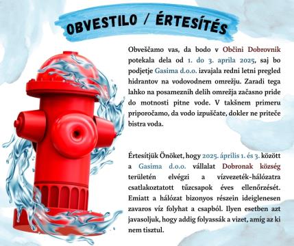 Obvestilo  Étesítés